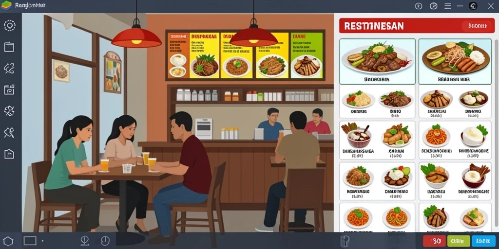 Menampilkan momen penting dalam cerita yang menegangkan.
