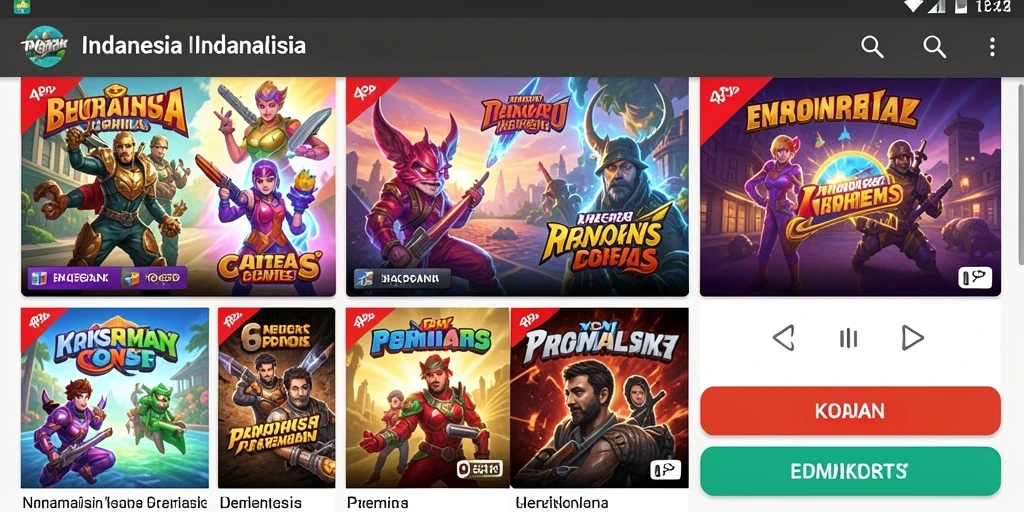 Grafis yang memukau dan penuh warna, menambah keseruan bermain.